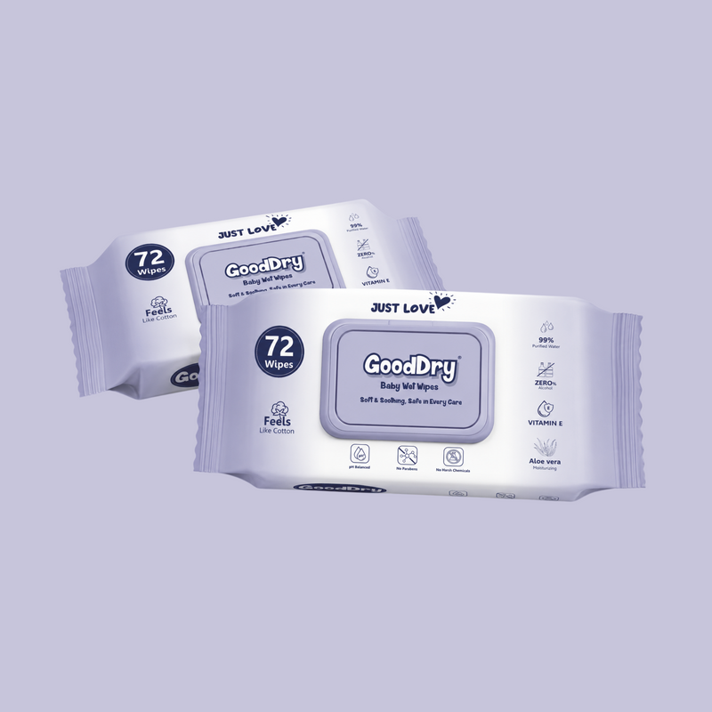 GoodDry alcohol-free paraben-free baby wipes