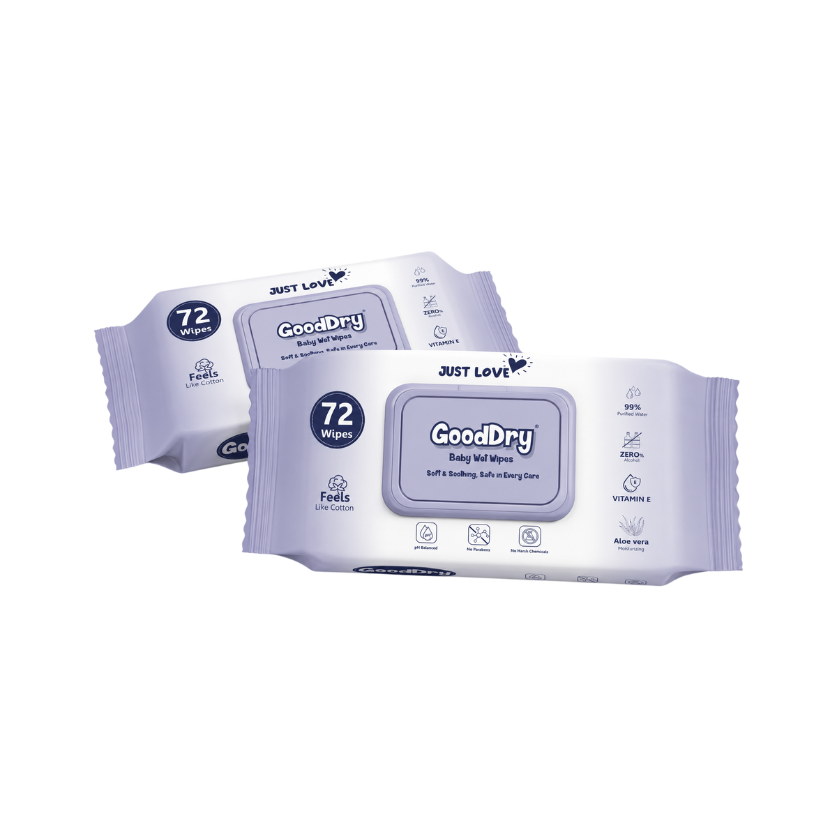 GoodDry baby wet wipes pack
