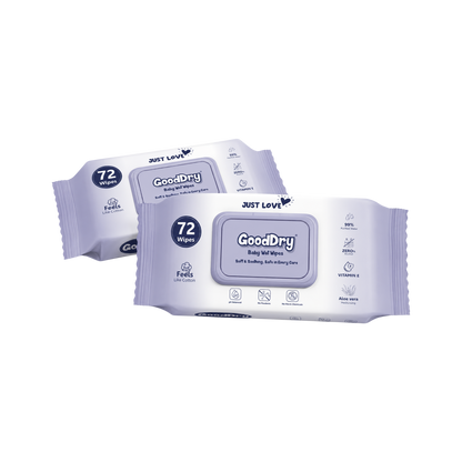 GoodDry baby wet wipes pack
