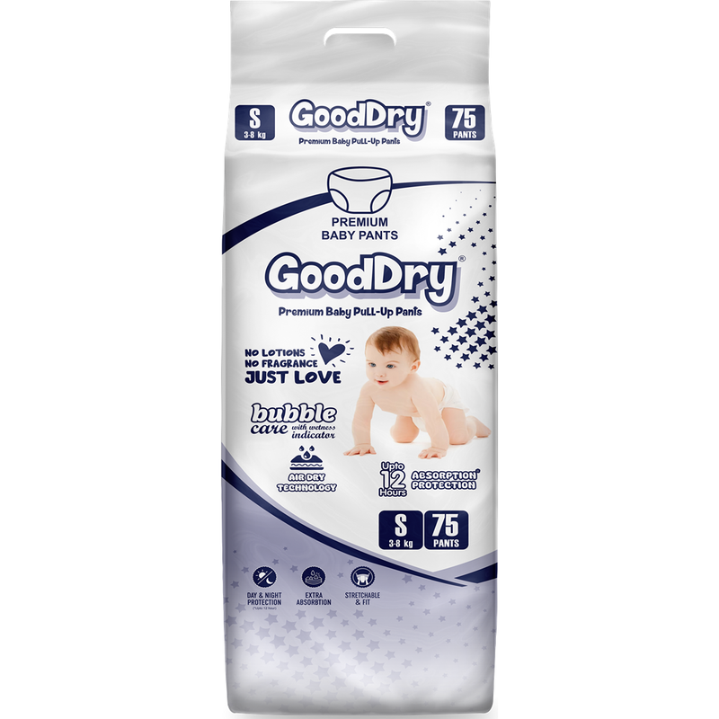 GoodDry Small (S) size baby pull-up pants diaper