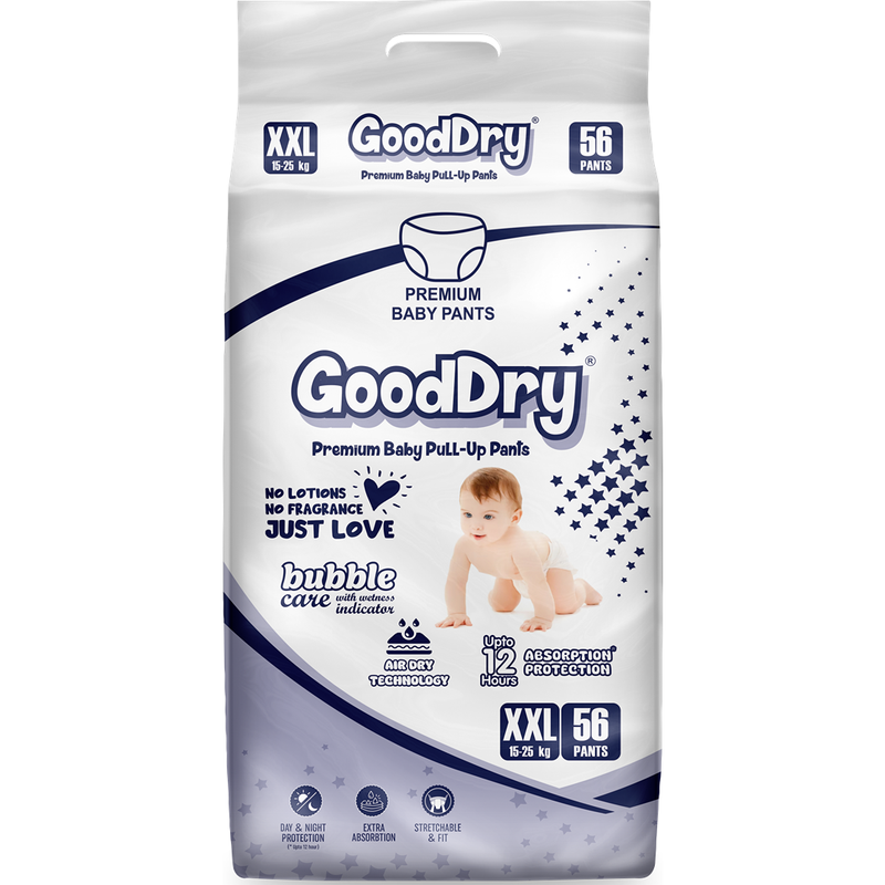 GoodDry XXL size baby pull-up pants diaper